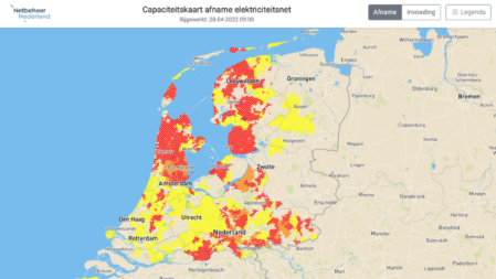 Capaciteitskaart elektriciteitsnet